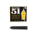 Retro 51 Ink Cartridges - Black (Pack of 6)